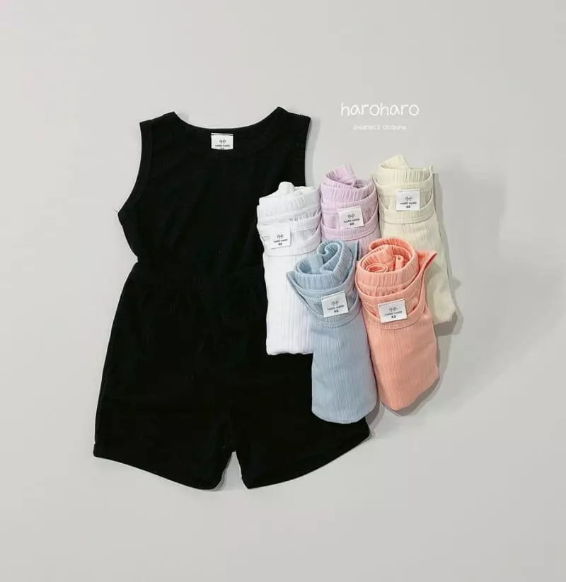 Haro Haro - Korean Children Fashion - #kidzfashiontrend - Mimimi Pleat Top Bottom Set
