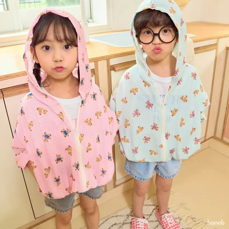 Haro Haro - Korean Children Fashion - #minifashionista - Summer Bear Windbreaker