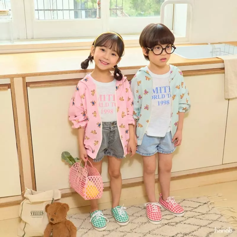 Haro Haro - Korean Children Fashion - #todddlerfashion - Summer Bear Windbreaker - 4