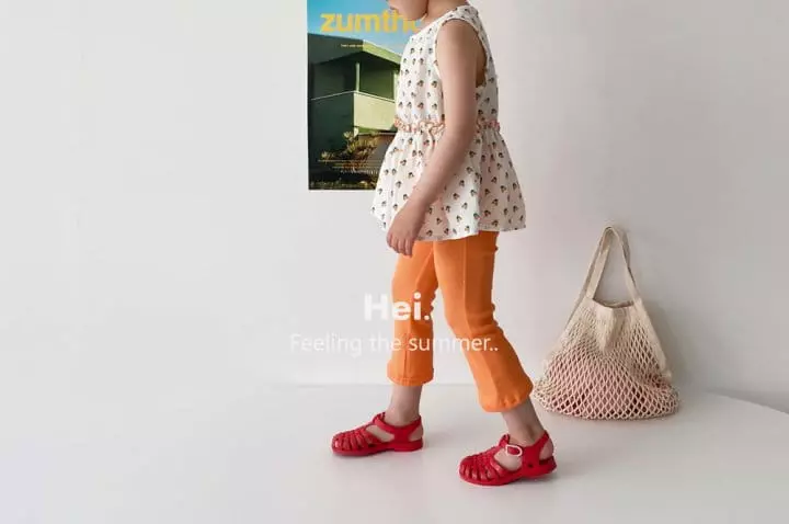 Hei - Korean Children Fashion - #designkidswear - Summer Bootscut Pants - 11