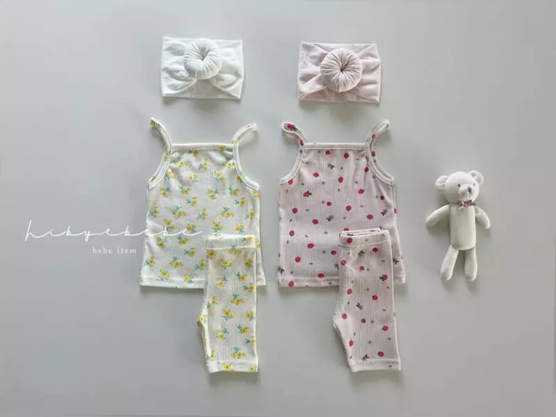 Hi Byebebe - Korean Baby Fashion - #babyboutique - Eyelet Sleeveless Easywear - 2