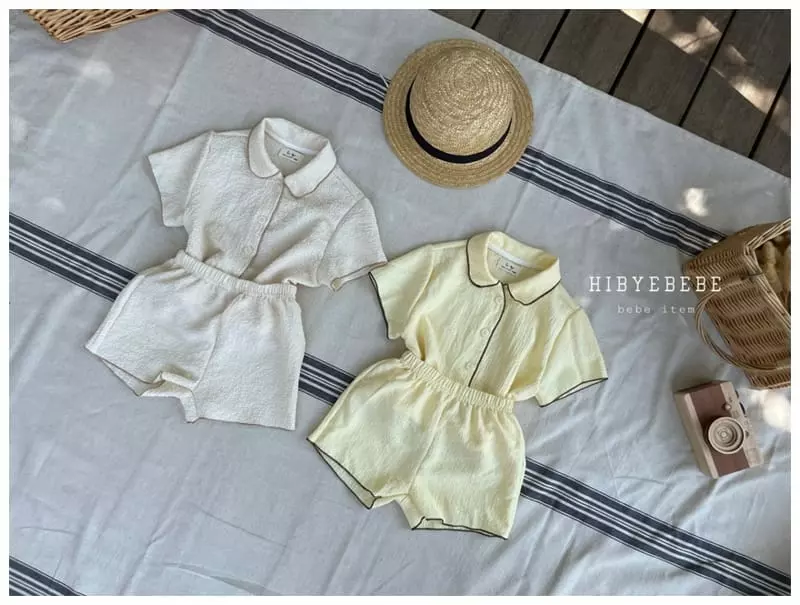 Hi Byebebe - Korean Baby Fashion - #babyfashion - Bruno Shirt Top Bottom Set - 3