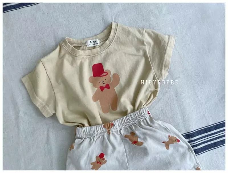 Hi Byebebe - Korean Baby Fashion - #babyfever - Kid Teddy Top Bottom Set