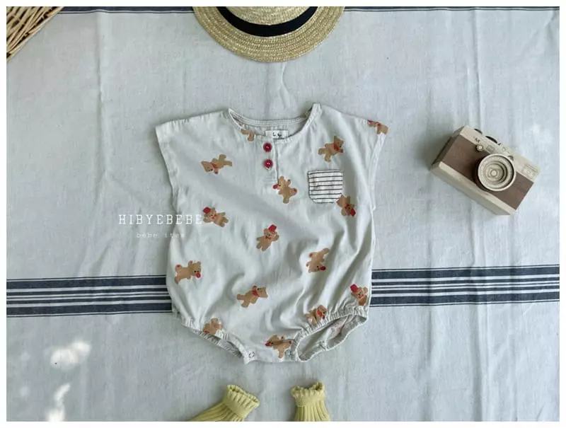 Hi Byebebe - Korean Baby Fashion - #babygirlfashion - Kid Teddy Bodysuit - 3