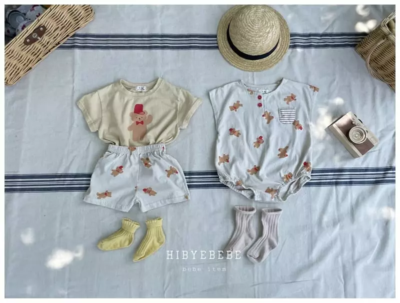 Hi Byebebe - Korean Baby Fashion - #babygirlfashion - Kid Teddy Top Bottom Set - 2
