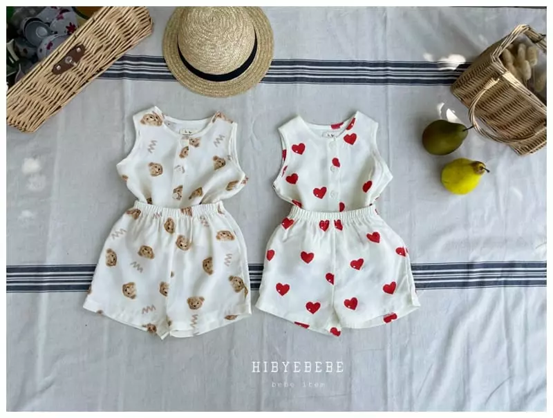 Hi Byebebe - Korean Baby Fashion - #babylifestyle - Sleeveless Top Bottom Set - 7
