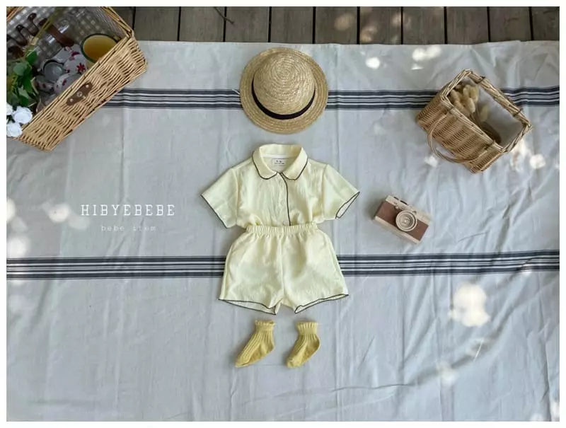 Hi Byebebe - Korean Baby Fashion - #babylifestyle - Bruno Shirt Top Bottom Set - 6
