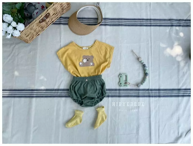 Hi Byebebe - Korean Baby Fashion - #babylifestyle - I Cung Bear Top Bottom Set - 2