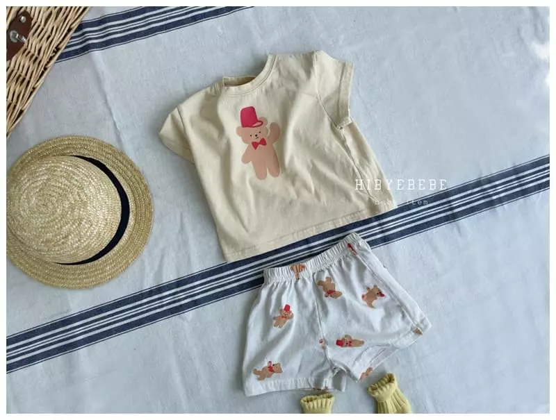 Hi Byebebe - Korean Baby Fashion - #babyootd - Kid Teddy Top Bottom Set - 5