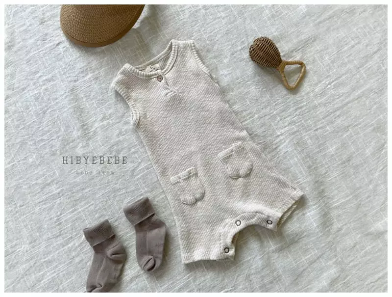 Hi Byebebe - Korean Baby Fashion - #babyoutfit - Sticky Rib Bodysuit - 2