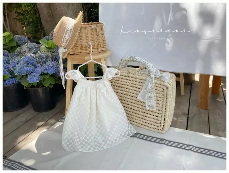 Hi Byebebe - Korean Baby Fashion - #onlinebabyboutique - Small Flower Lace One-piece - 2