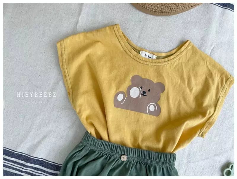 Hi Byebebe - Korean Baby Fashion - #onlinebabyboutique - I Cung Bear Top Bottom Set - 8