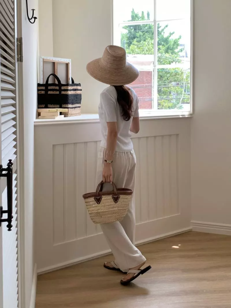 Hither - Korean Women Fashion - #momslook - Be To Linen Banding Pants