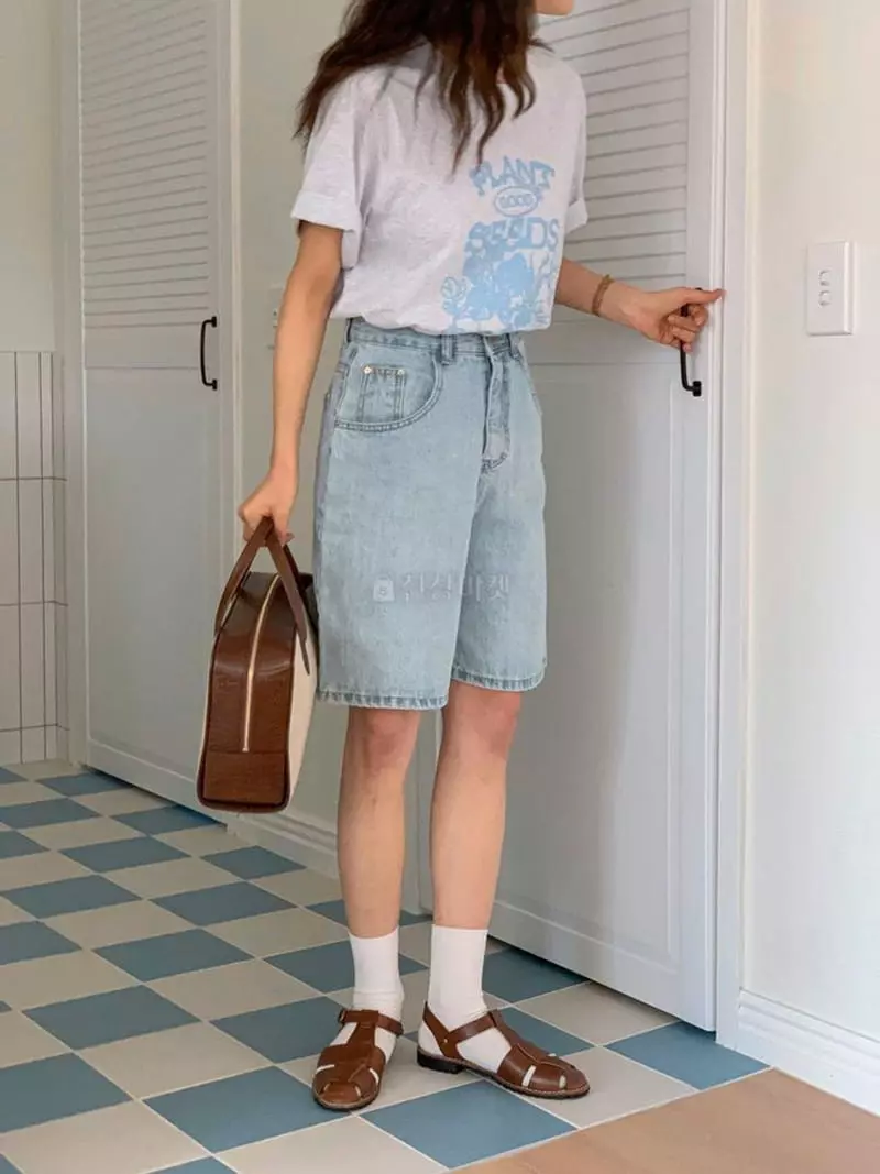 Hither - Korean Women Fashion - #momslook - Liv Shorts - 2