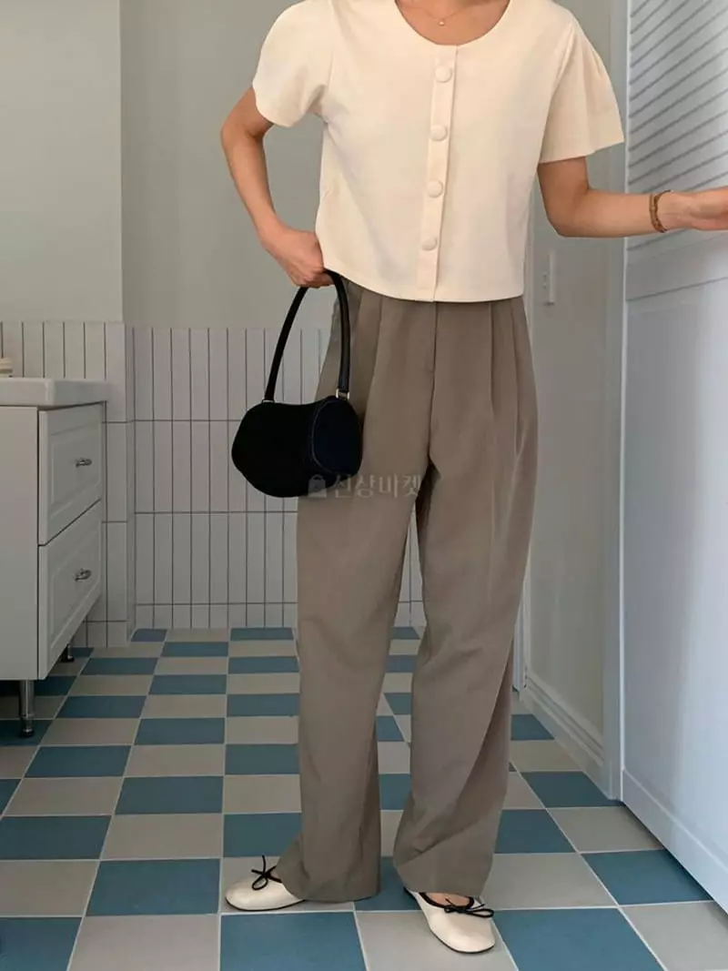 Hither - Korean Women Fashion - #restrostyle - Kiton Pants - 4