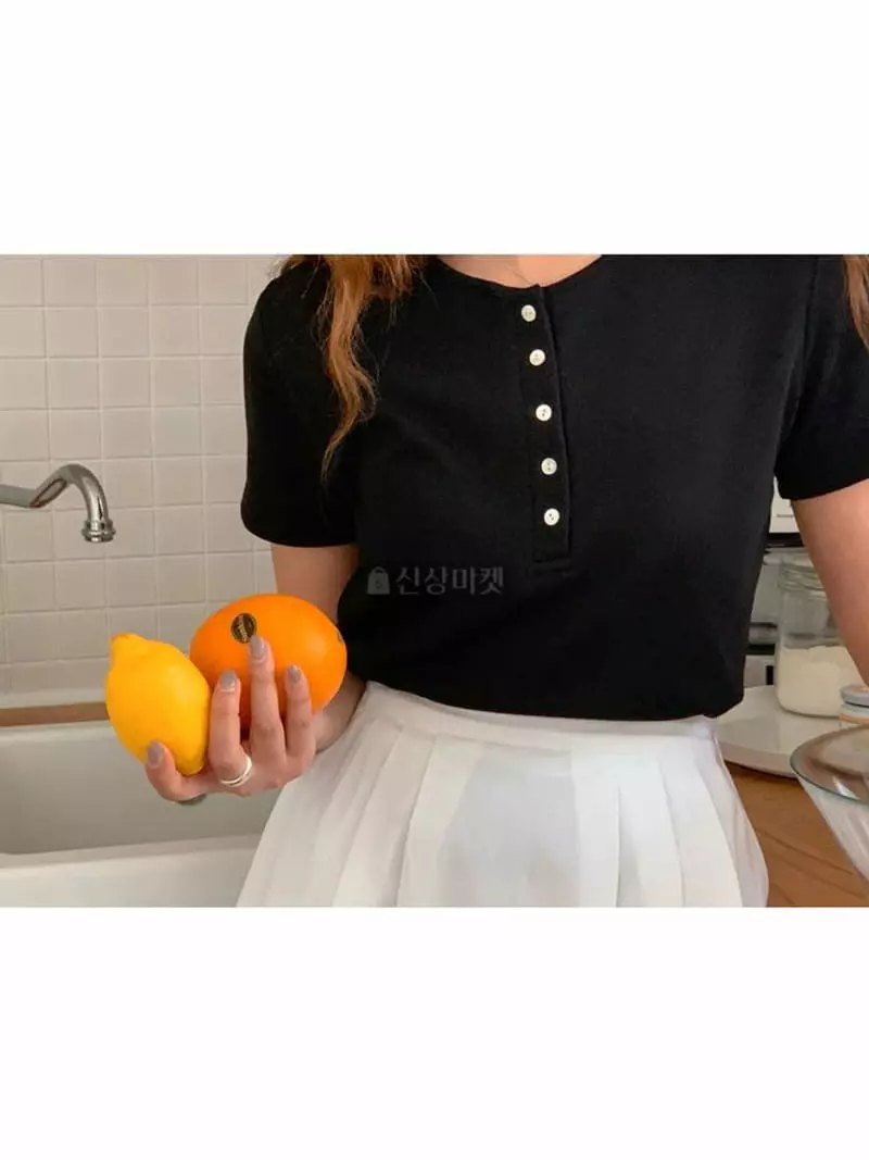 Hither - Korean Women Fashion - #romanticstyle - Day Tee - 4