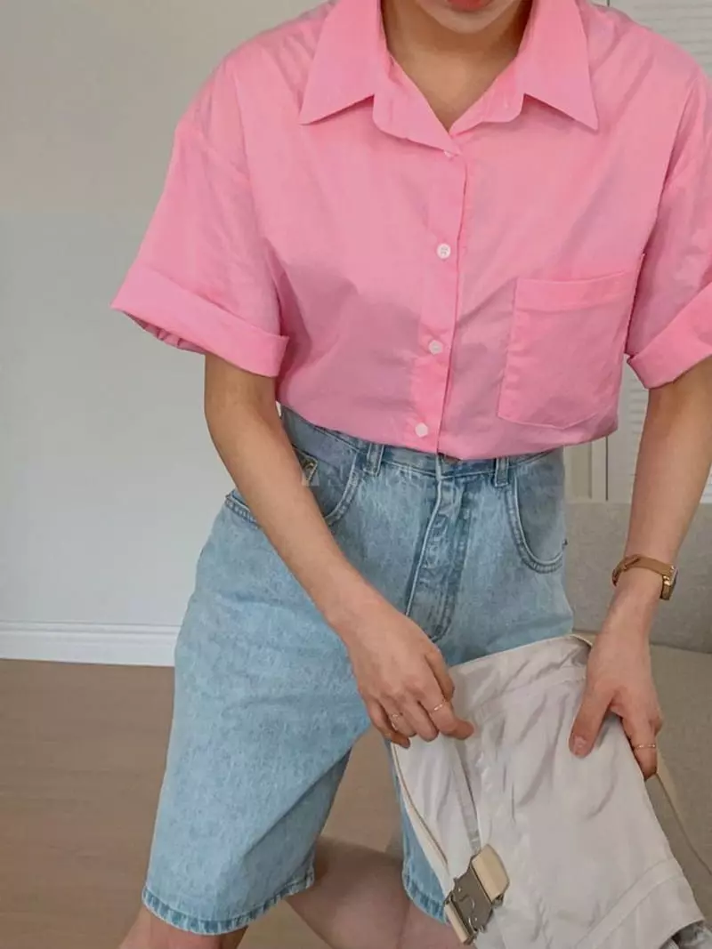 Hither - Korean Women Fashion - #shopsmall - Candy Shirt - 3