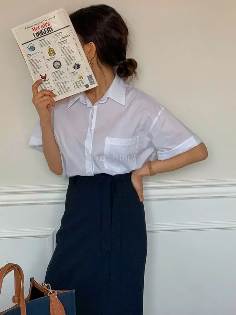 Hither - Korean Women Fashion - #shopsmall - Candy Shirt - 4