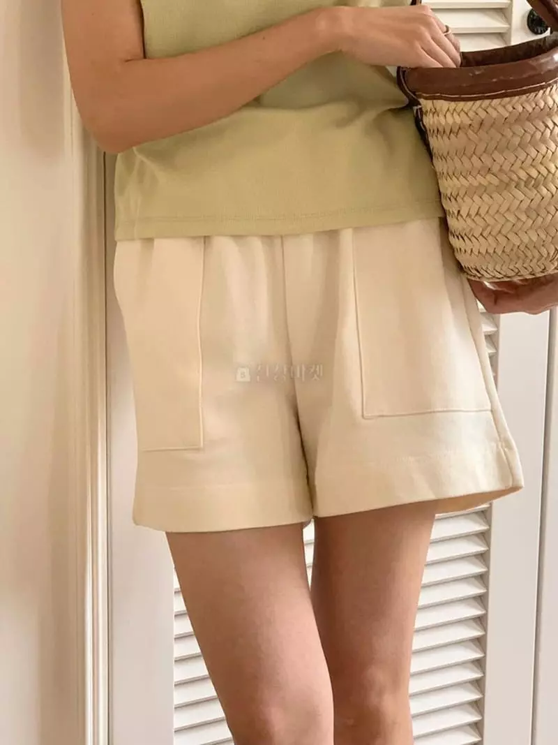 Hither - Korean Women Fashion - #thatsdarling - Jelly Terry Shorts - 2