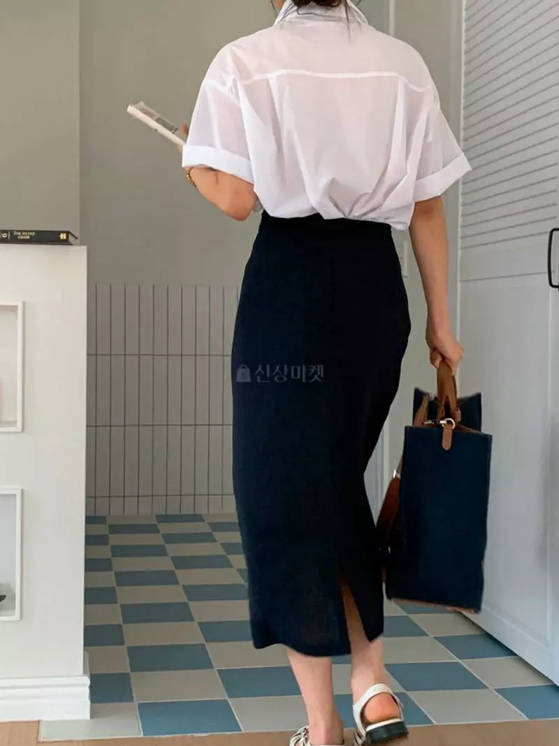Hither - Korean Women Fashion - #thatsdarling - Cheese Skirt - 4