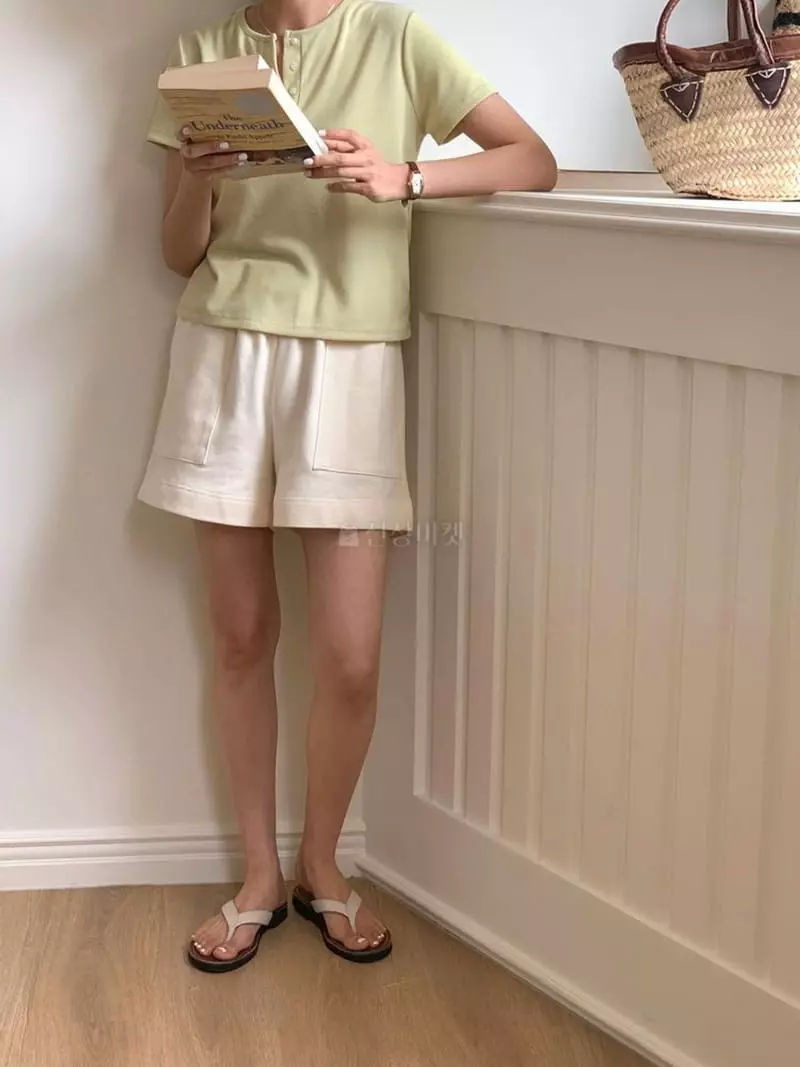 Hither - Korean Women Fashion - #thelittlethings - Jelly Terry Shorts - 3