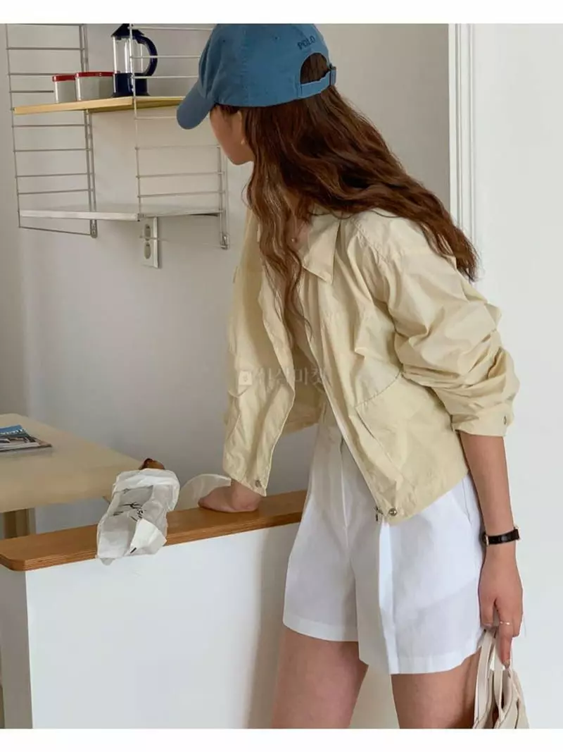 Hither - Korean Women Fashion - #womensfashion - Wind Windbreaker Jumper - 3
