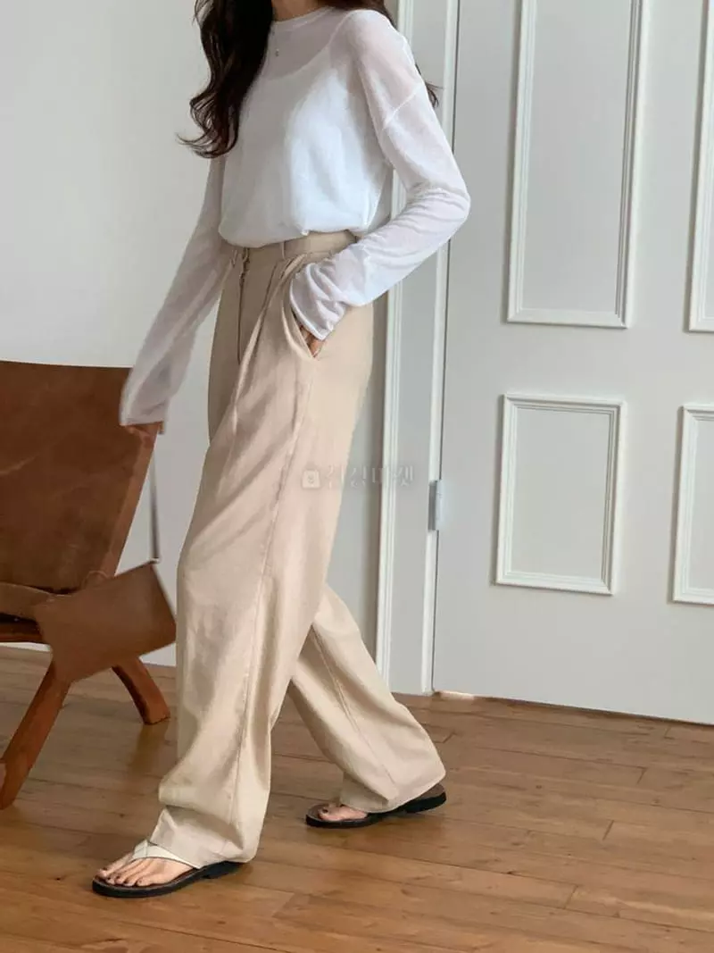 Hither - Korean Women Fashion - #womensfashion - Sailor Pants - 3