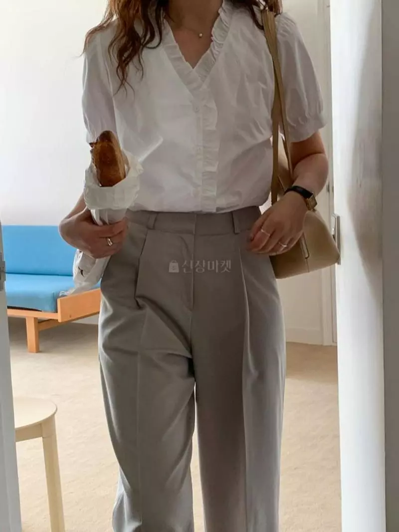 Hither - Korean Women Fashion - #womensfashion - Bene Pintuck Pants - 3
