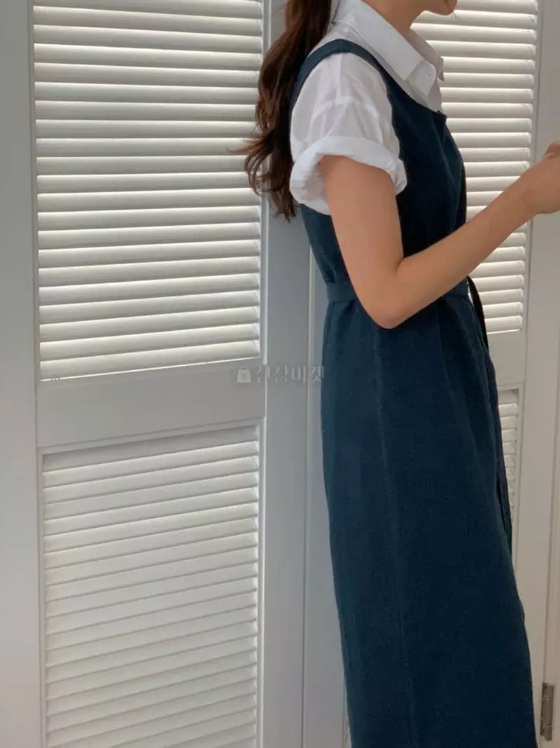 Hither - Korean Women Fashion - #womensfashion - Macaroon Sleeveless One-piece - 2