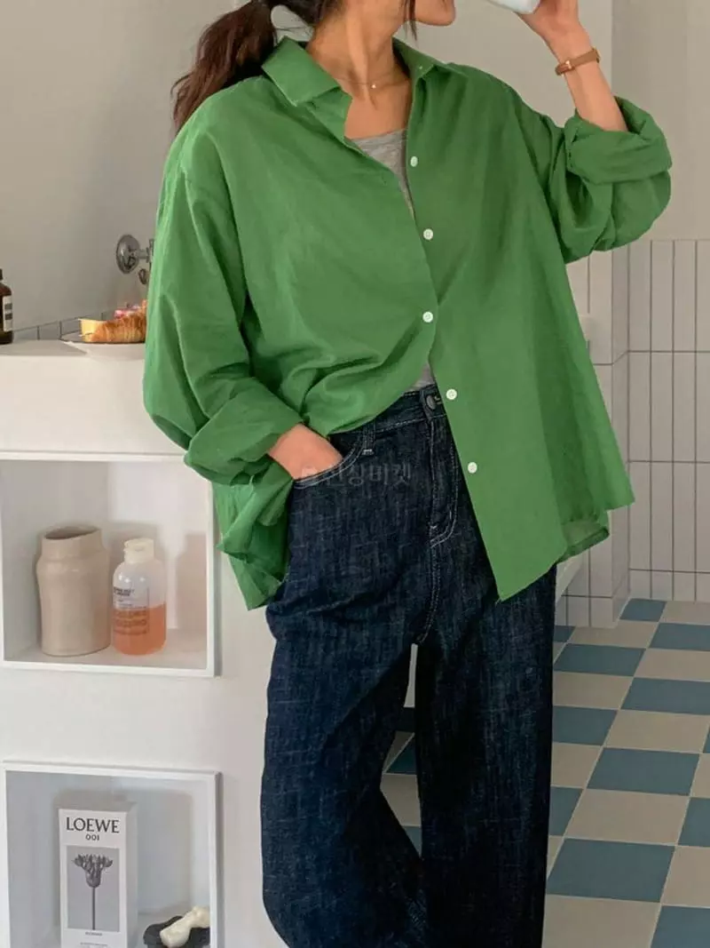 Hither - Korean Women Fashion - #womensfashion - Ming Shirt