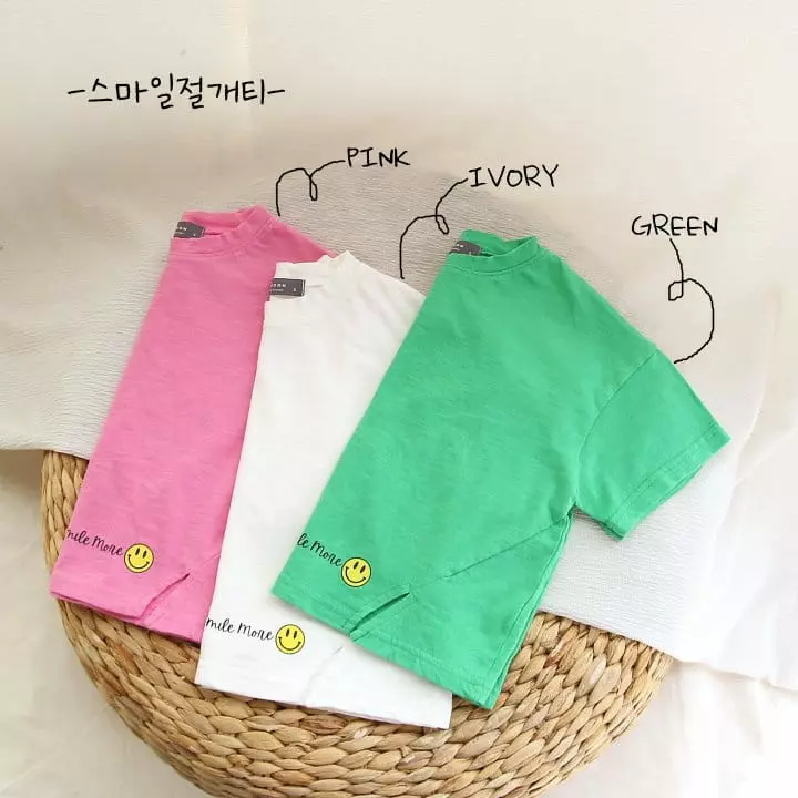 J-Room - Korean Children Fashion - #minifashionista - Smile Slit Tee