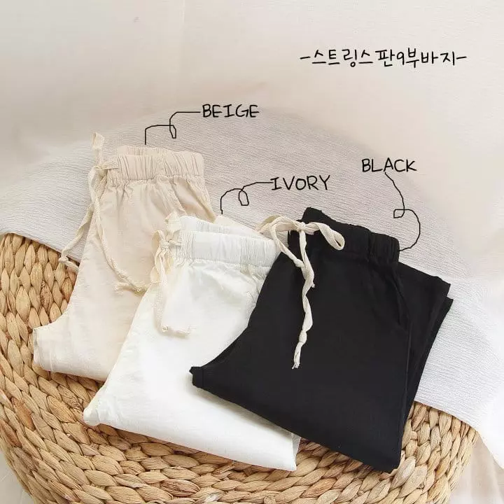 J-Room - Korean Children Fashion - #prettylittlegirls - String Span Pants