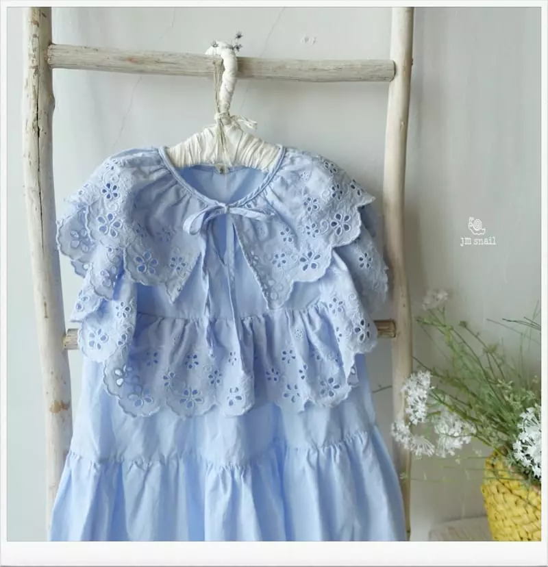 JM Snail - Korean Children Fashion - #childofig - Pure Lace One-piece - 4