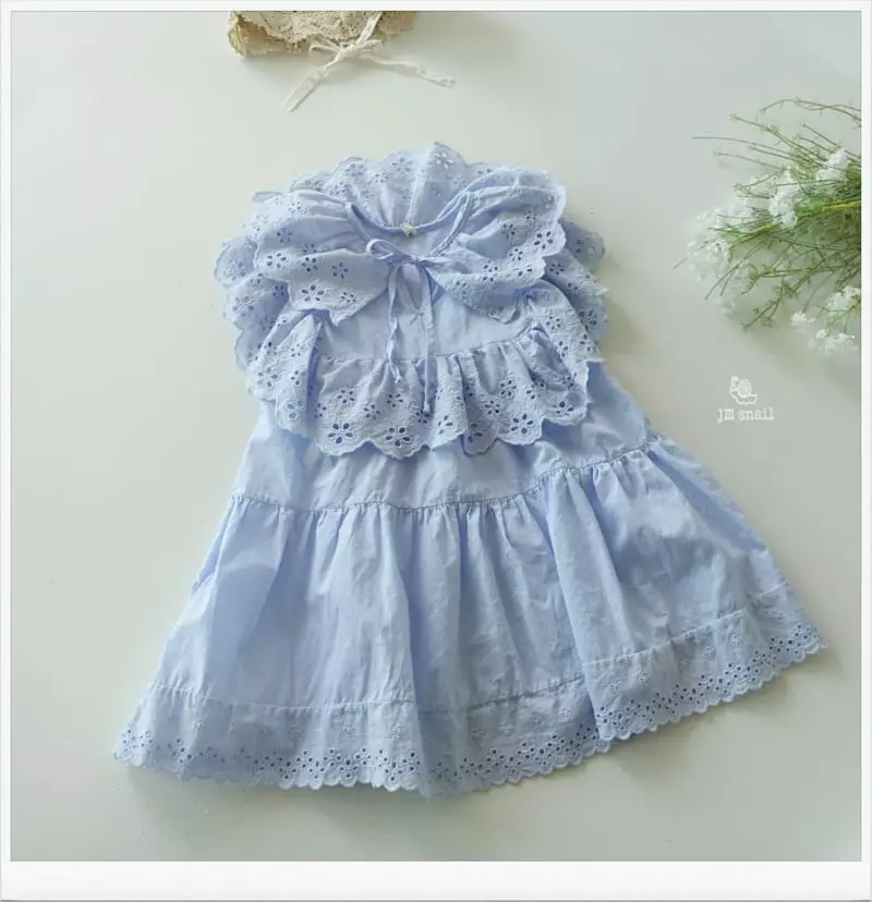 JM Snail - Korean Children Fashion - #kidsstore - Pure Lace One-piece - 9
