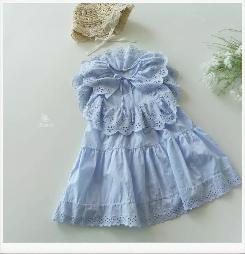 JM Snail - Korean Children Fashion - #kidzfashiontrend - Pure Lace One-piece - 10