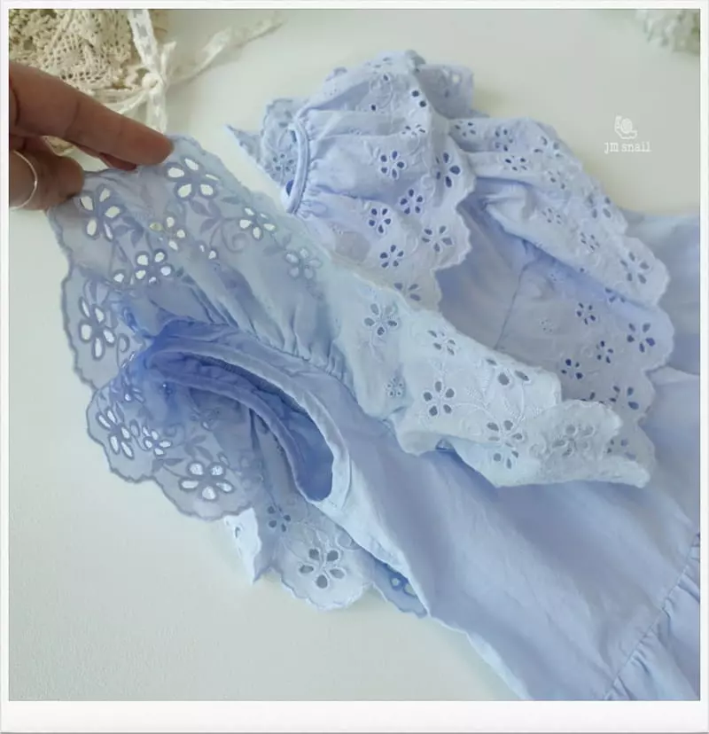 JM Snail - Korean Children Fashion - #littlefashionista - Pure Lace One-piece - 12