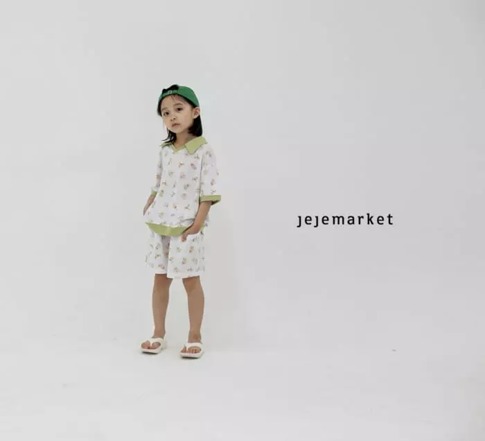Jeje Market - Korean Children Fashion - #childofig - Rose Top Bottom Set - 5