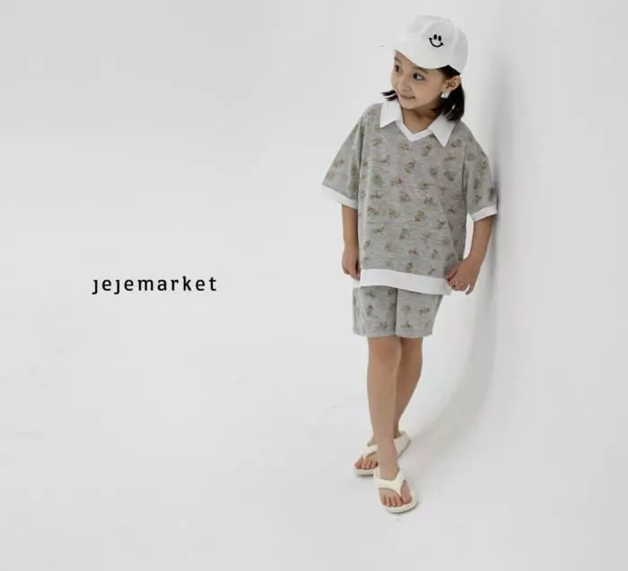 Jeje Market - Korean Children Fashion - #discoveringself - Rose Top Bottom Set - 8