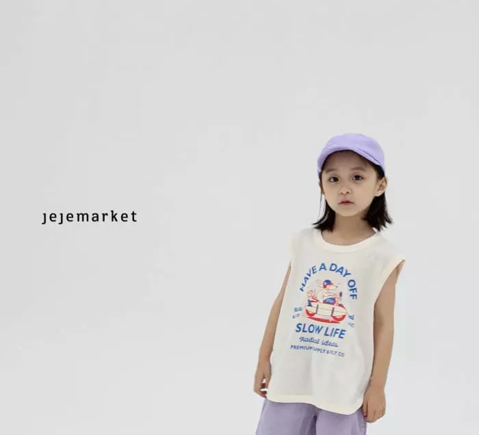Jeje Market - Korean Children Fashion - #kidzfashiontrend - Slo Life Sleeveless - 8