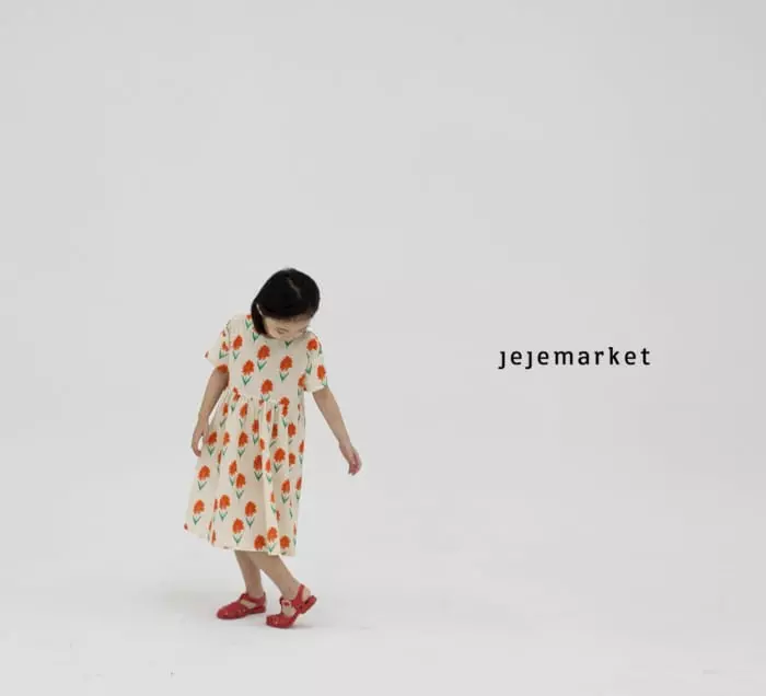 Jeje Market - Korean Children Fashion - #magicofchildhood - Merry Flower One-piece - 2