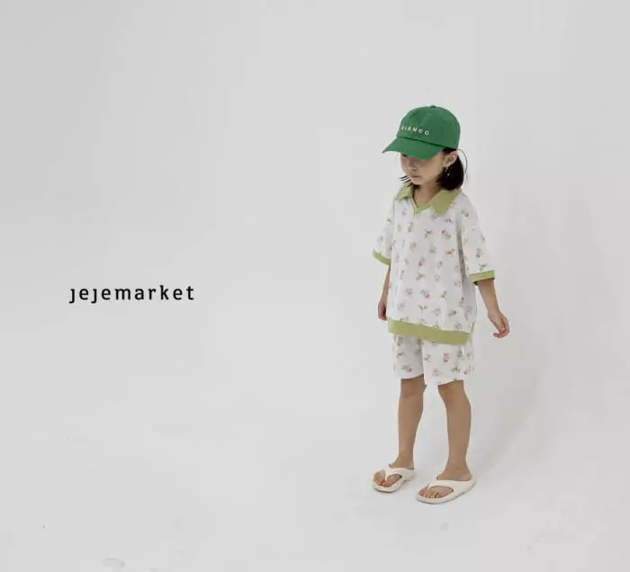 Jeje Market - Korean Children Fashion - #prettylittlegirls - Rose Top Bottom Set