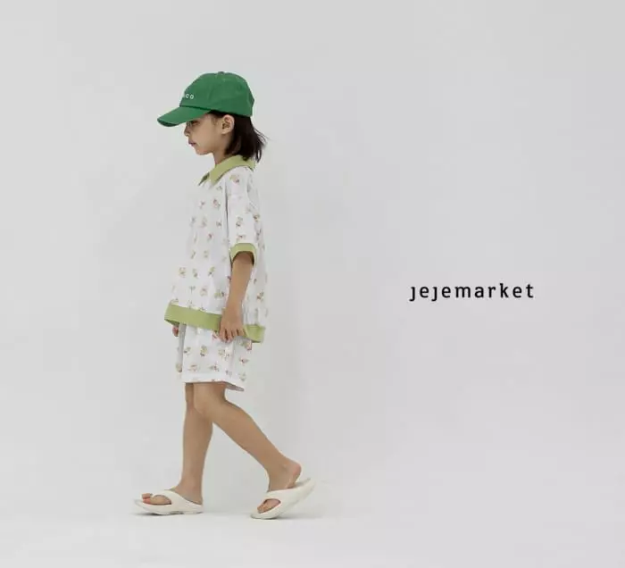 Jeje Market - Korean Children Fashion - #todddlerfashion - Rose Top Bottom Set - 2