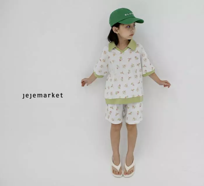 Jeje Market - Korean Children Fashion - #toddlerclothing - Rose Top Bottom Set - 3