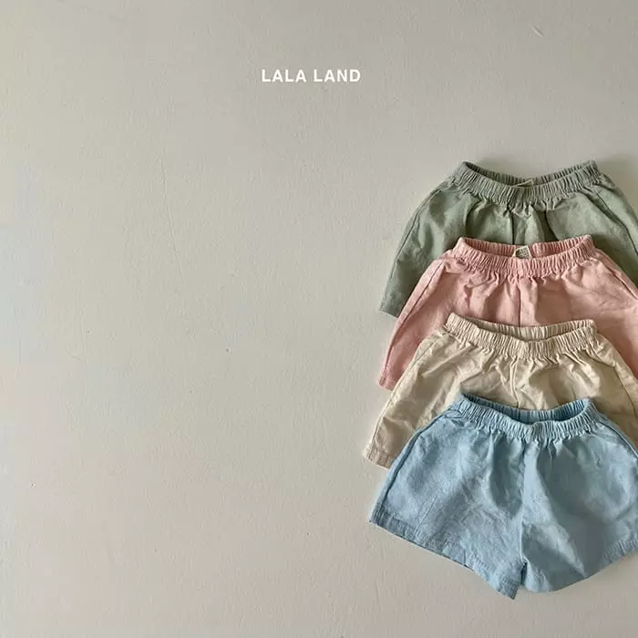 Lalaland - Korean Baby Fashion - #babyboutique - Bebe Linen Shorts - 6