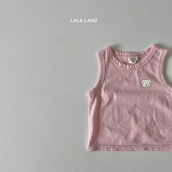 Lalaland - Korean Baby Fashion - #babyboutique - Bebe Mini Puppy Sleeveless - 3