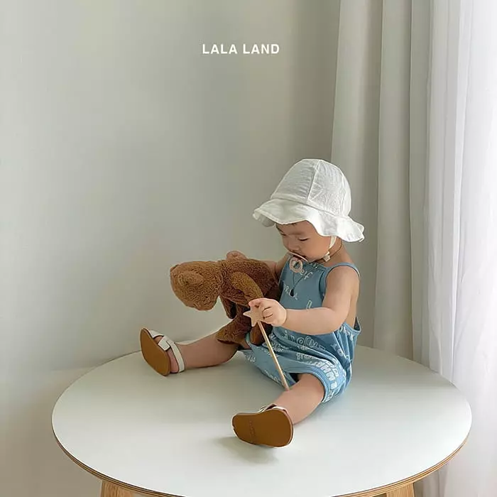 Lalaland - Korean Baby Fashion - #babyboutiqueclothing - Bebe Lettering String Bodysuit - 9