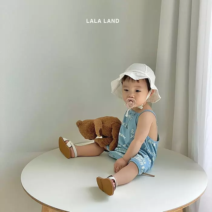 Lalaland - Korean Baby Fashion - #babyclothing - Bebe Lettering String Bodysuit - 10