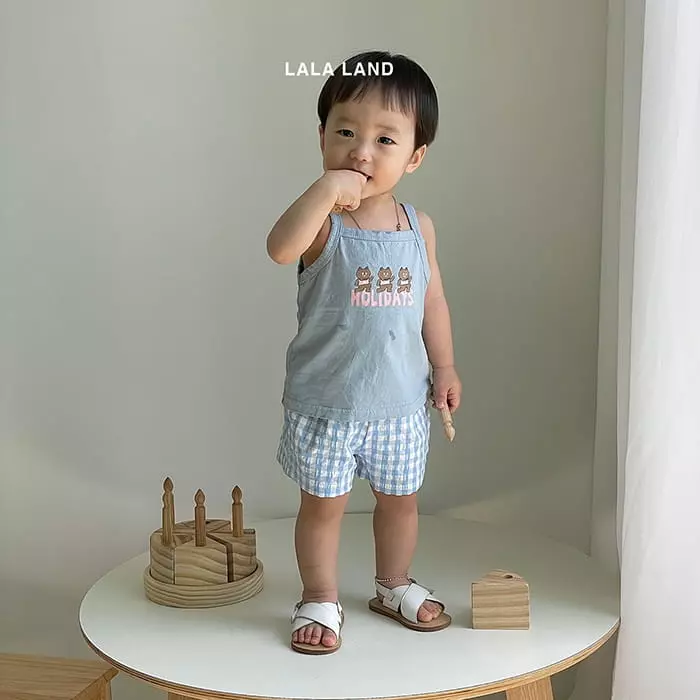 Lalaland - Korean Baby Fashion - #babyclothing - Bebe ABC Sleeveless - 6