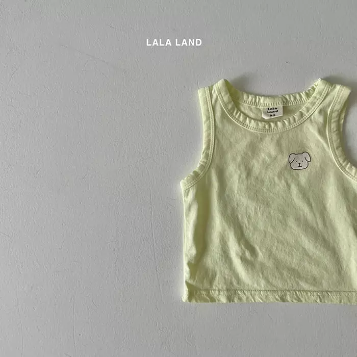 Lalaland - Korean Baby Fashion - #babyclothing - Bebe Mini Puppy Sleeveless - 5