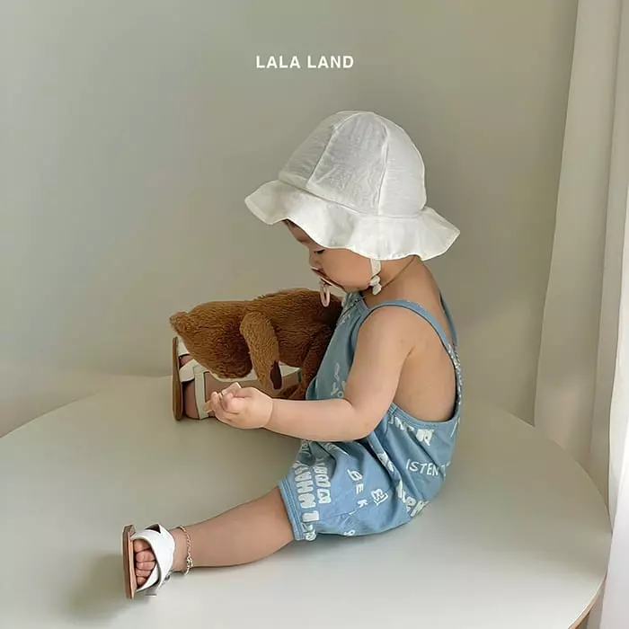 Lalaland - Korean Baby Fashion - #babyfashion - Bebe Lettering String Bodysuit - 11